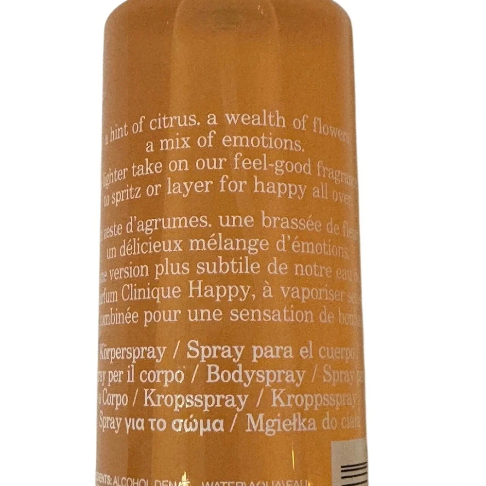 Clinique Happy Body Spritz Fragrance Mist 4.2oz 125ml Citrus Floral Scent New